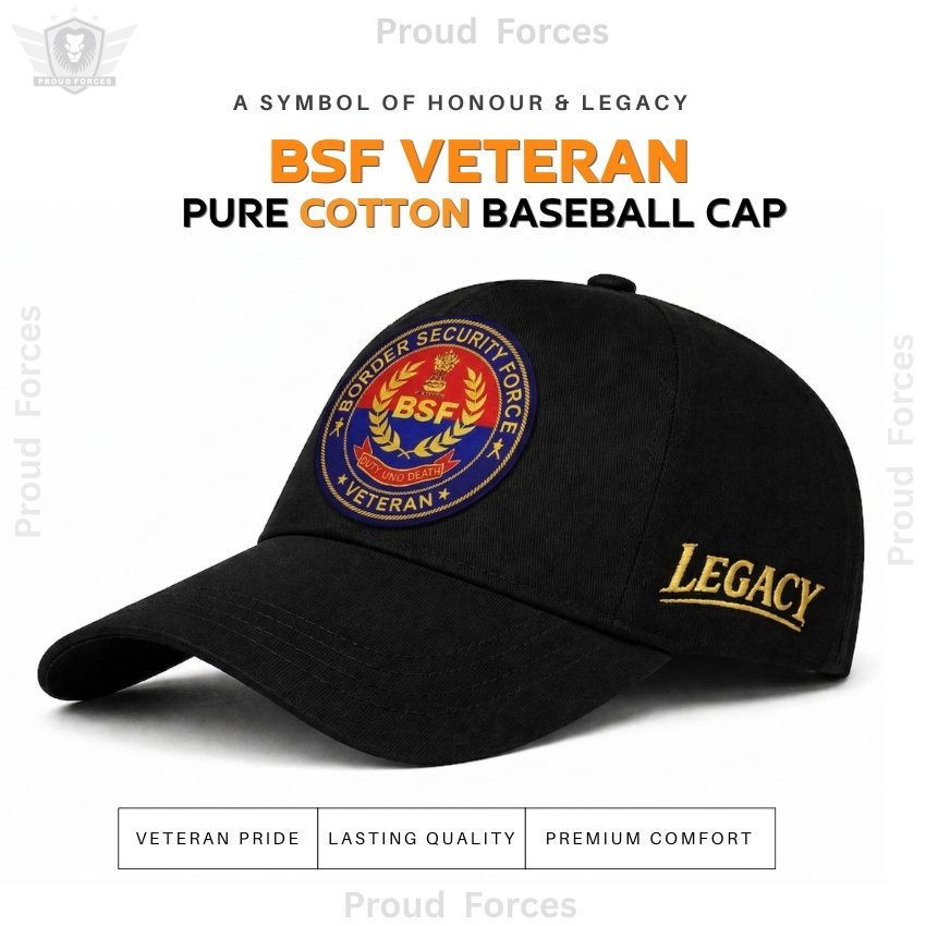 BSF Veteran Pure Cotton Cap