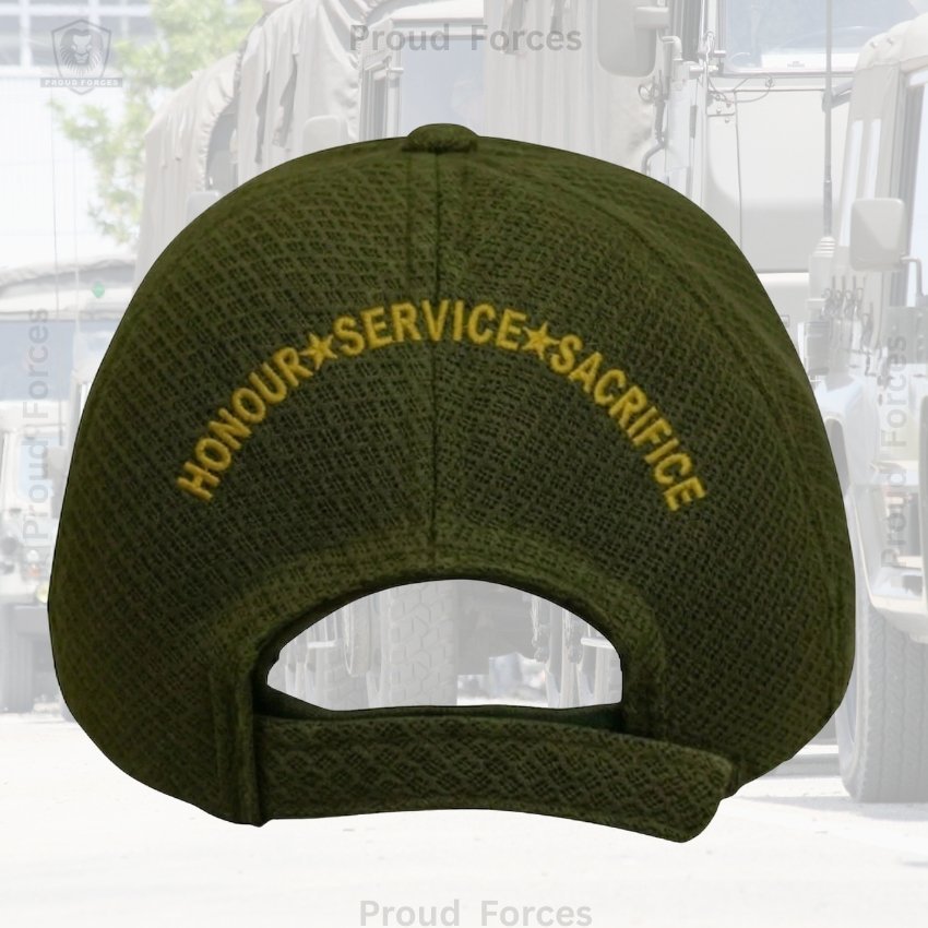 SSB Officers’ Veteran Baseball Cap (Olive Green Color) - Premium Quality