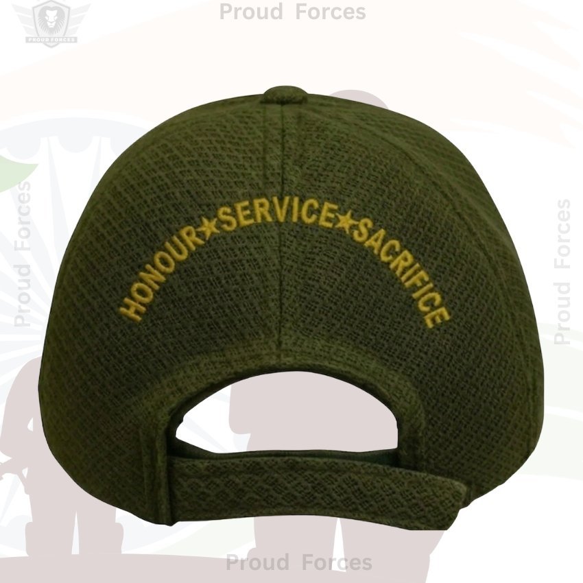 Police Service Proudly (Olive Green Color) Baseball Cap for Veterans - Premium Quality