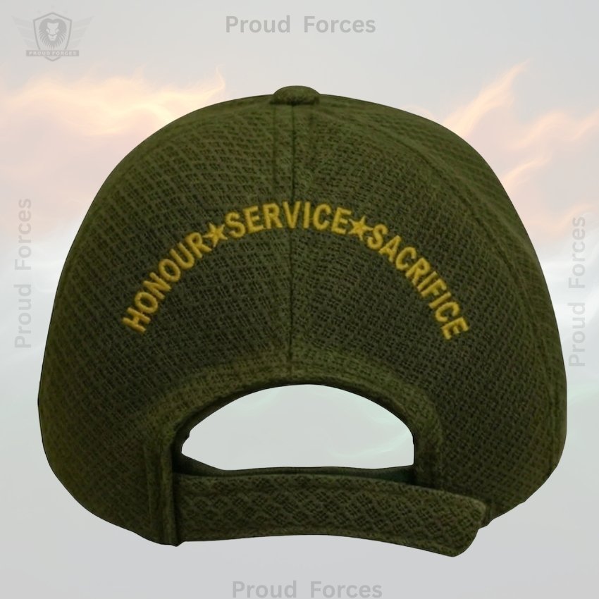 NSG Officer Veteran Baseball Cap (Olive Green Color) -Premium Quality