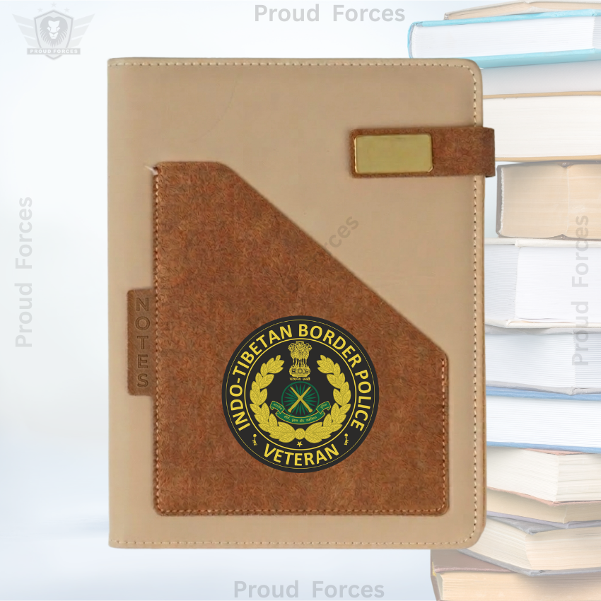 ITBP Veteran Office Notebook with Phone & Pen Holder