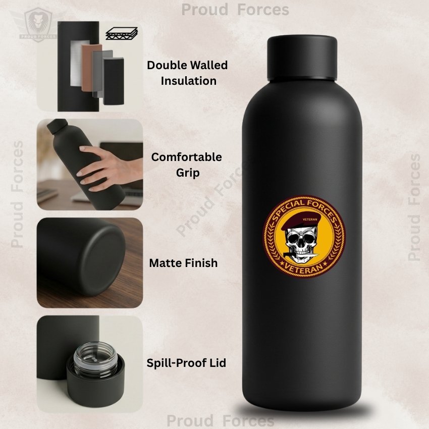 Special Forces Veteran Insulated Water Bottle