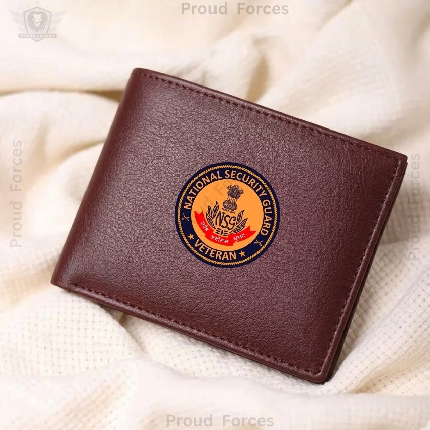 NSG Veteran Brown Leather Wallet for Men (Premium Classic Edition)