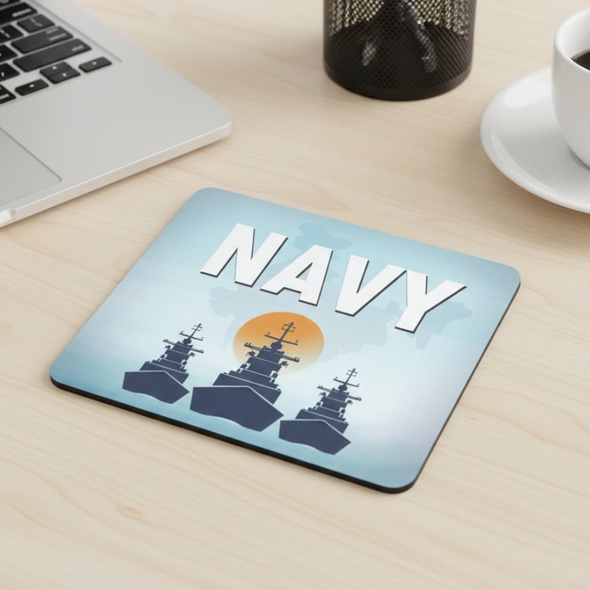 Premium Quality Indian Navy Mouse Pad – Pack of 3
