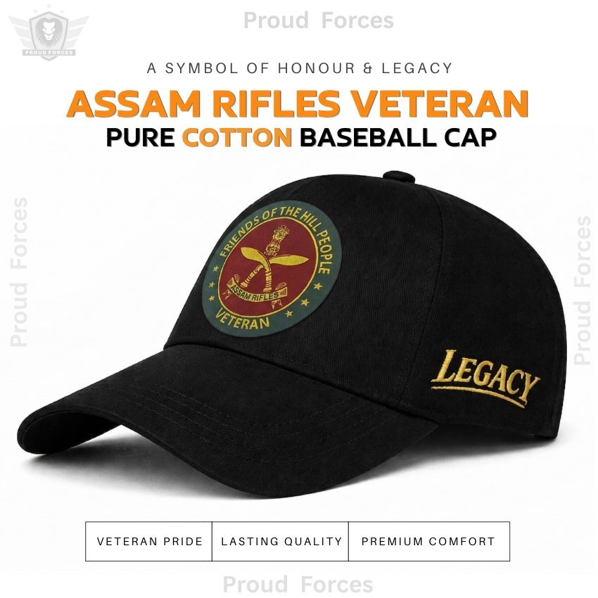 ASSAM RIFLES Veteran Pure Cotton Cap