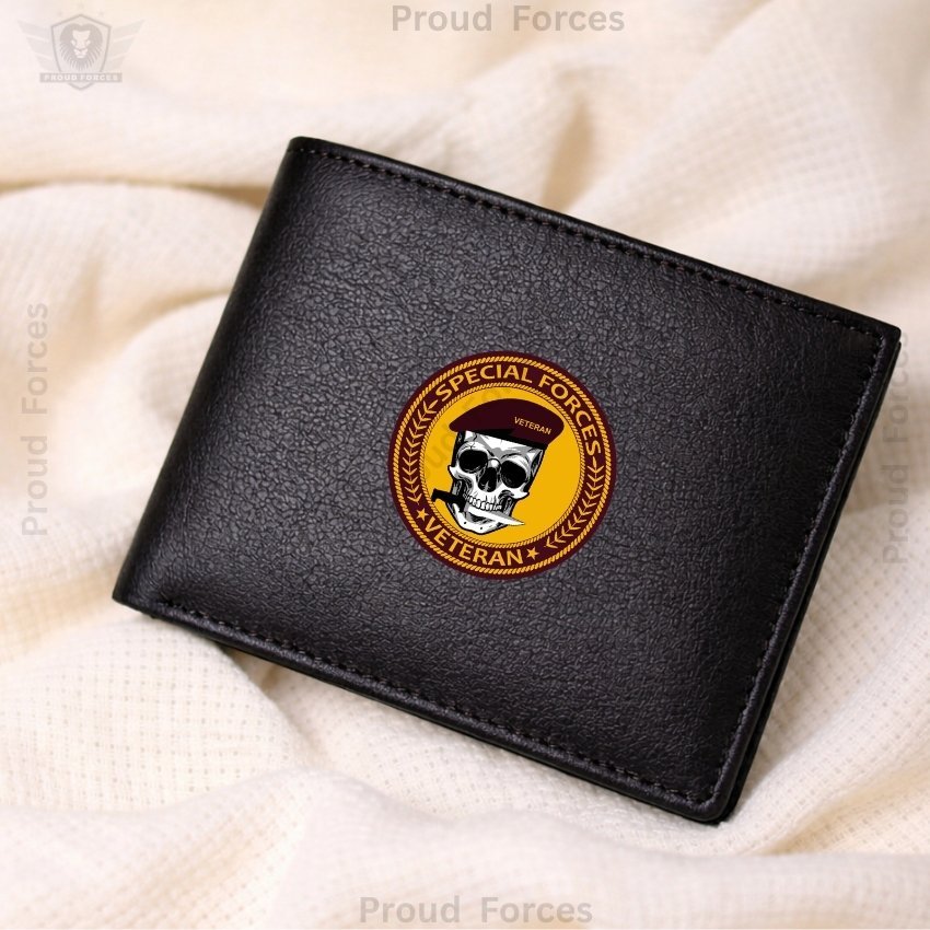 Special Forces Black Leather Wallet for Men (Premium Classic Edition)