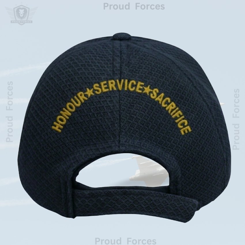 Indian Air Force Flag Officers’ Veteran Baseball Cap (Blue Color) - Premium Quality