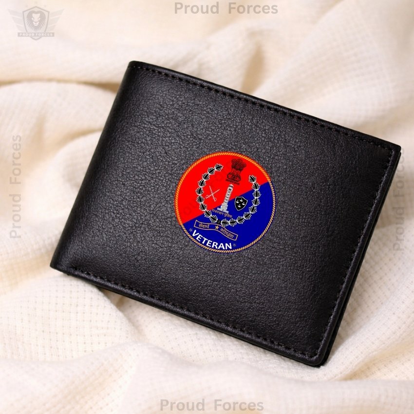 Rajasthan Police Veteran Black Leather Wallet for Men (Premium Classic Edition)