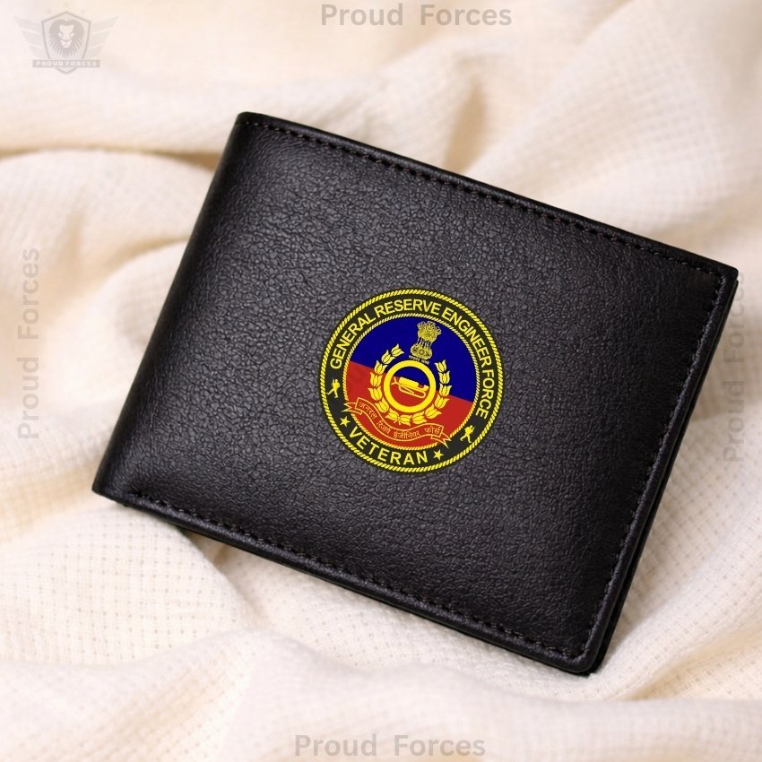GREF Veteran Black Leather Wallet for Men (Premium Classic Edition)