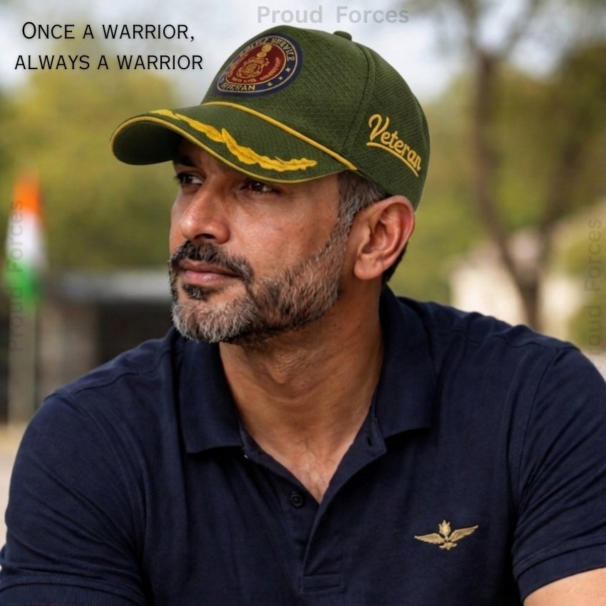 Police Service Officers’(Olive Green Color) Baseball Cap for Veterans - Premium Quality