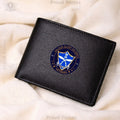 Assam Rifles Veteran Black Leather Wallet for Men (Premium Classic Edition)