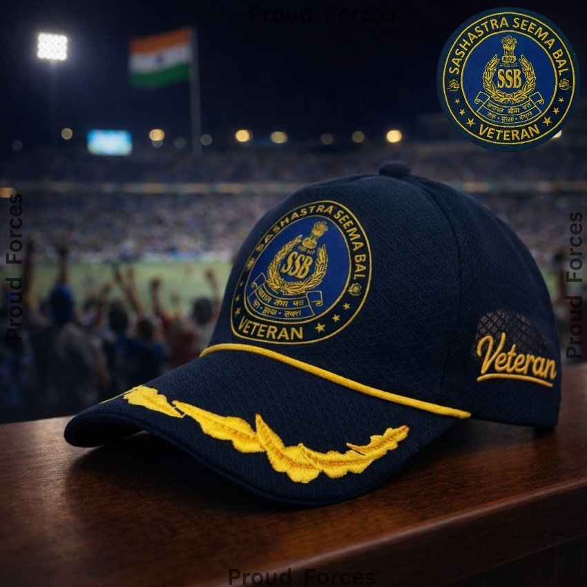 SSB Officers’ Veteran Baseball Cap (Blue Color) -Premium Quality