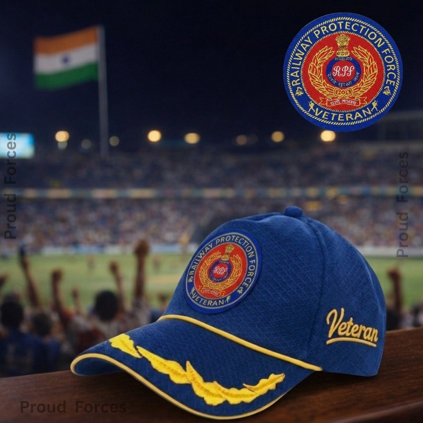 RPF Officers’ Veteran Baseball Cap (Blue Color) - Premium Quality