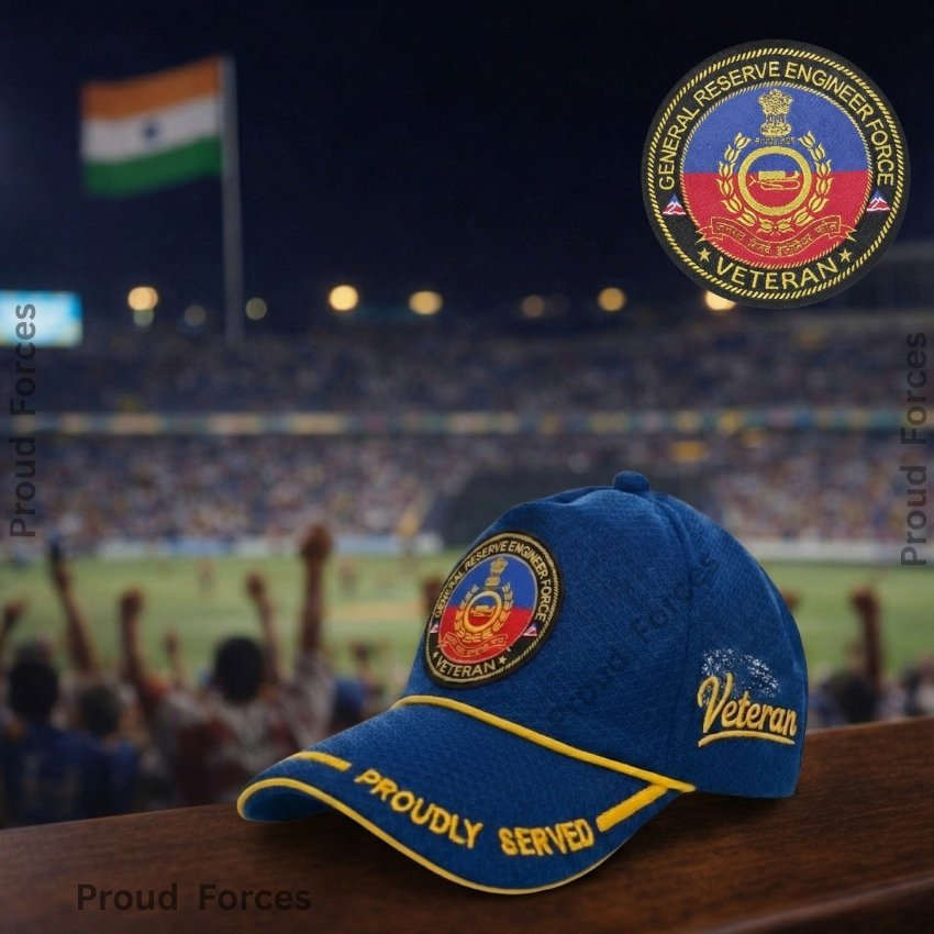 GREF Proudly Veteran Baseball Cap (Blue Color) - Premium Quality