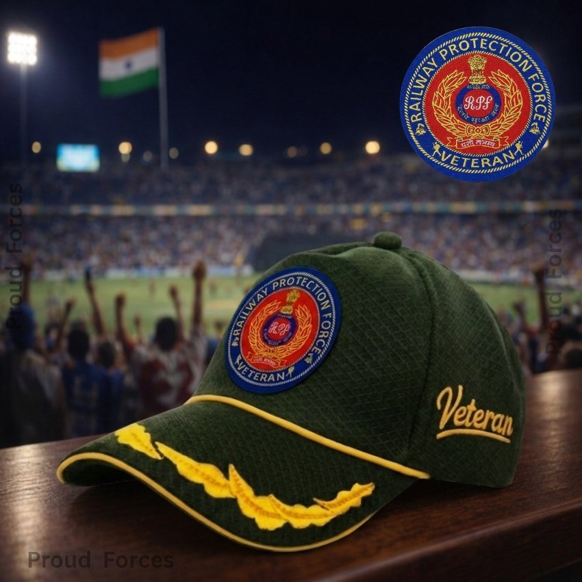 RPF Officers’ Veteran Baseball Cap (Olive Green Color)- Premium Quality