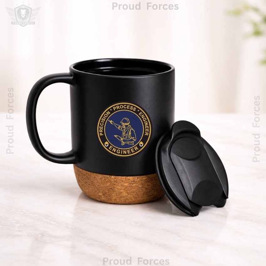 Engineer Matte Finish Coffee Mug with Cork Base