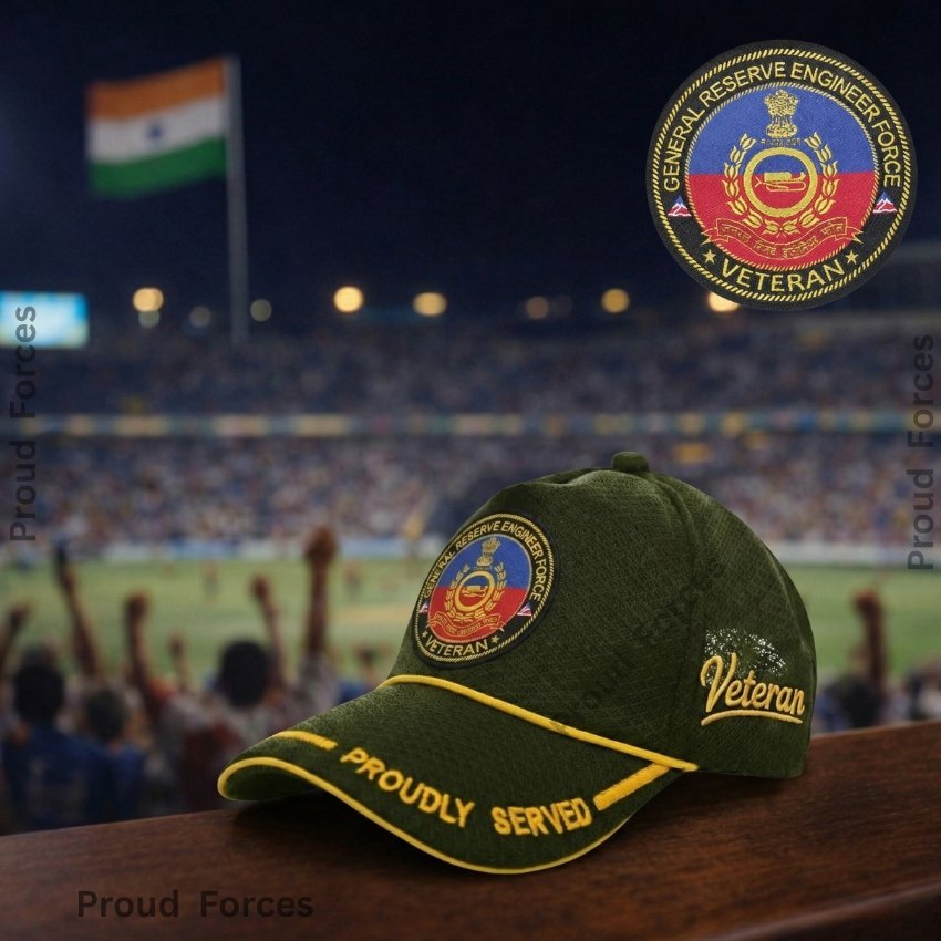 GREF Proudly Veteran Baseball Cap (Olive green Color) - Premium Quality