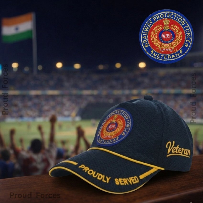 RPF Proudly Baseball Cap for Veterans (Blue Color) -Premium Quality