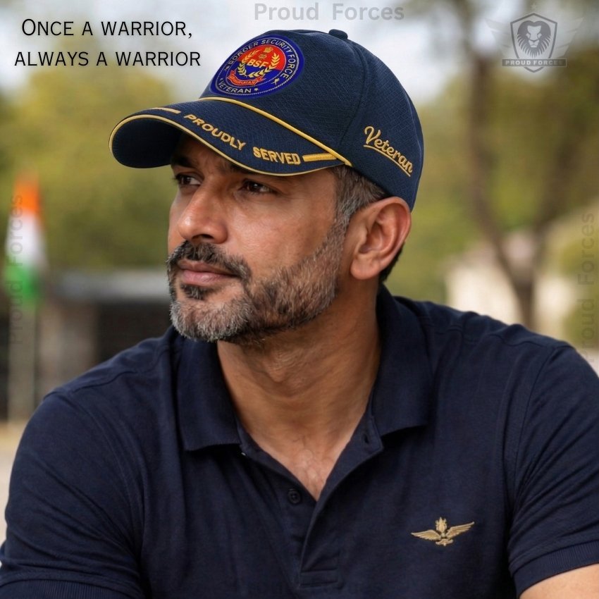 BSF (Blue) Proudly Served Baseball Cap for Veterans -Premium Quality