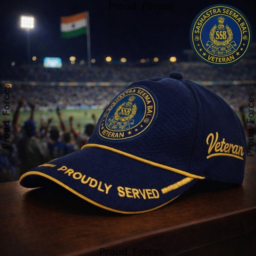 SSB Proudly Veteran Baseball Cap (Blue Color)- Premium Quality