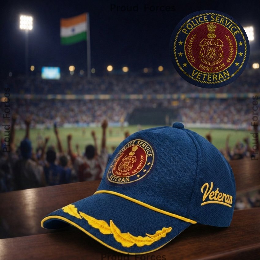 Police Service Officers’(Blue Color) Baseball Cap for Veterans - Premium Quality