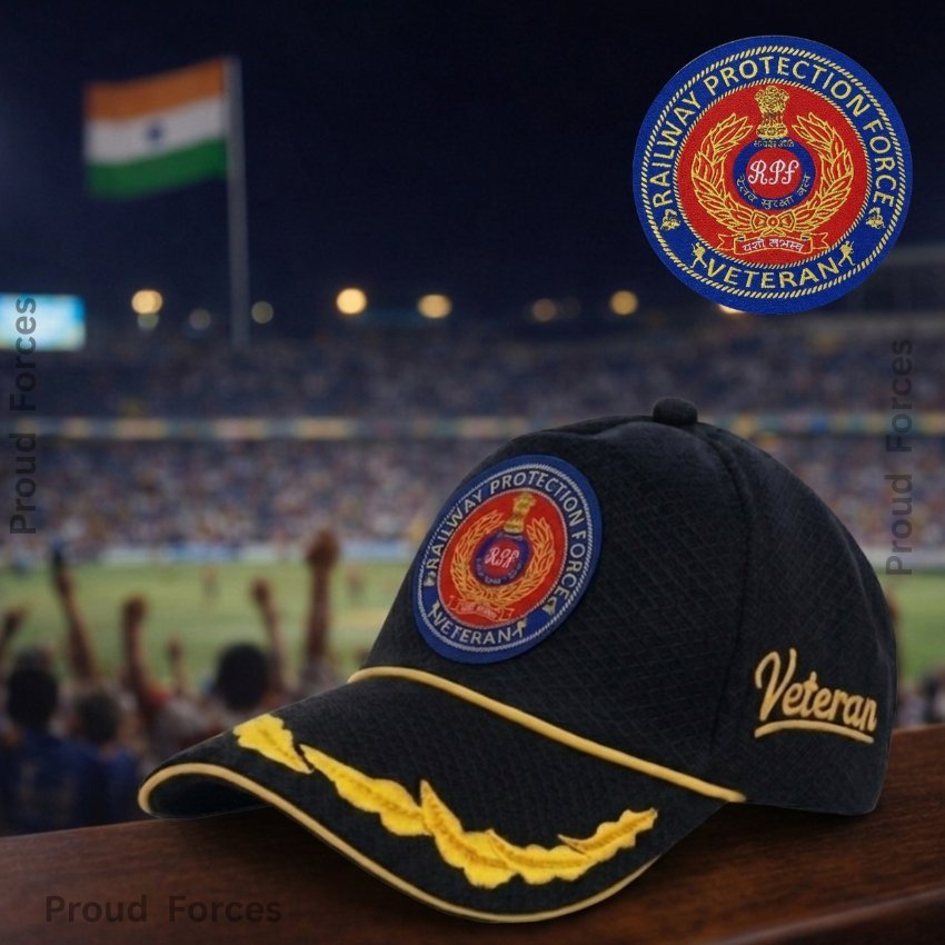 RPF Officers’ Veteran Baseball Cap (Black Color) - Premium Quality