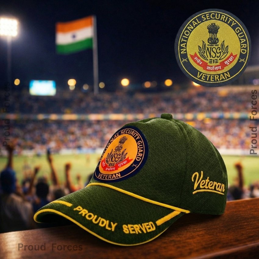 National Security Guard Proudly Veteran Baseball Cap (Olive Green Color) - Premium Quality