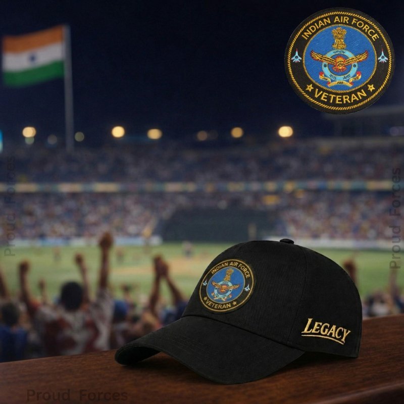 Indian Air Force Veteran Pure Cotton Cap
