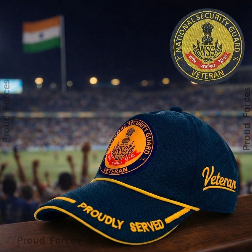 National Security Guard Proudly Veteran Baseball Cap (Blue Color) -Premium Quality