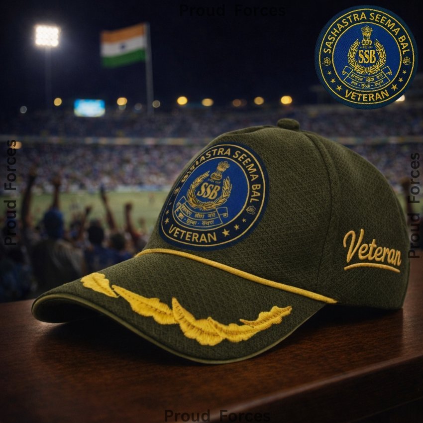 SSB Officers’ Veteran Baseball Cap (Olive Green Color) - Premium Quality