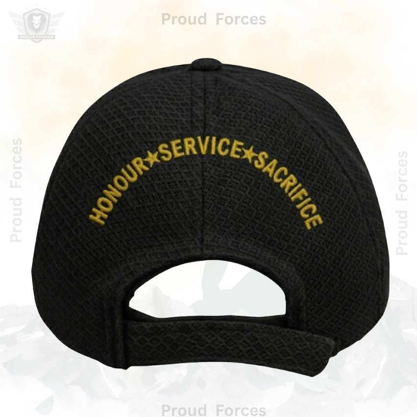CAPF Proudly Served Baseball Cap for Veterans(Black Color) - Premium Quality
