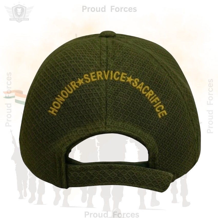 Army Proudly Veteran Baseball Cap (Olive Green Color)- Premium Quality