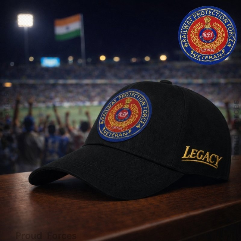 RAILWAY PROTECTION FORCE (RPF) Veteran Pure Cotton Cap