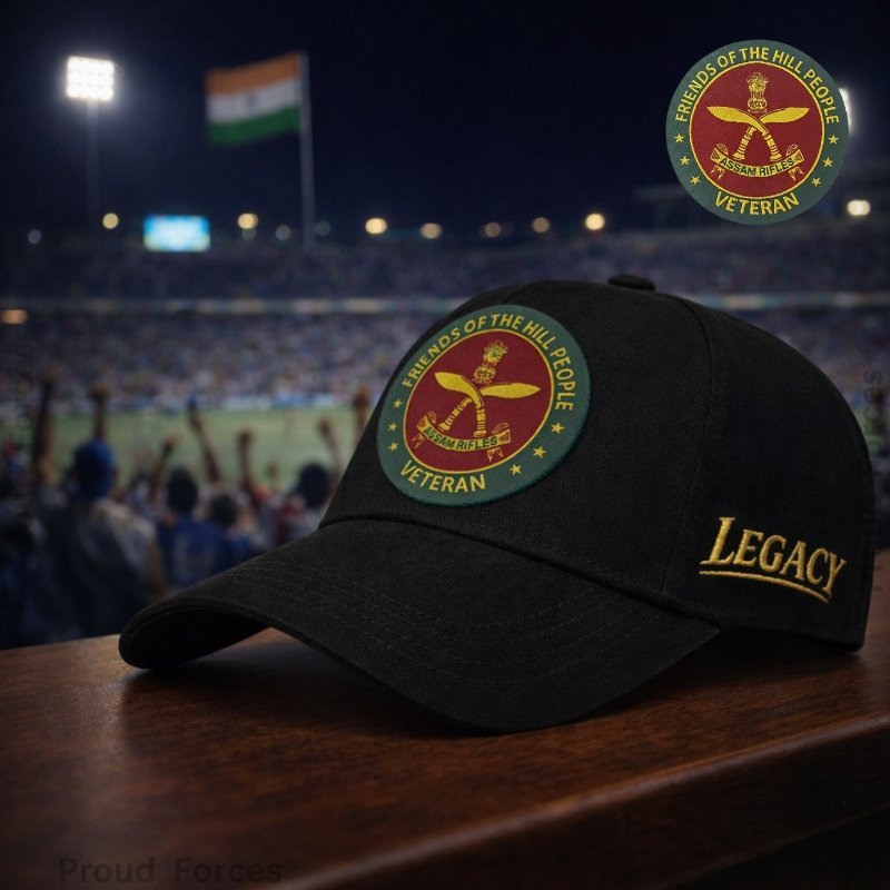 ASSAM RIFLES Veteran Pure Cotton Cap