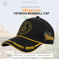 CISF Proudly Veteran Baseball Cap (Black Color)- Premium Quality