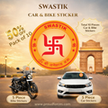 Premium Quality SWASTIK Car & Bike Stickers – Pack of 10