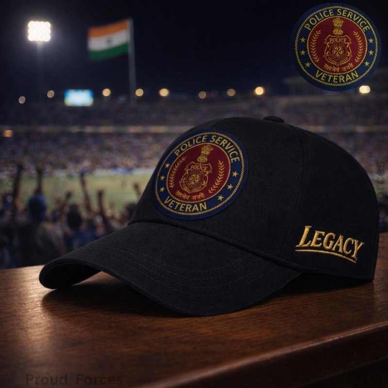 Police Service Veteran Pure Cotton Cap