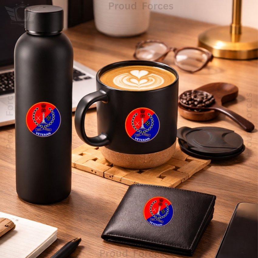 Rajasthan police veteran Premium Combo Pack of 3 – Bottle, Coffee Mug & Leather Wallet