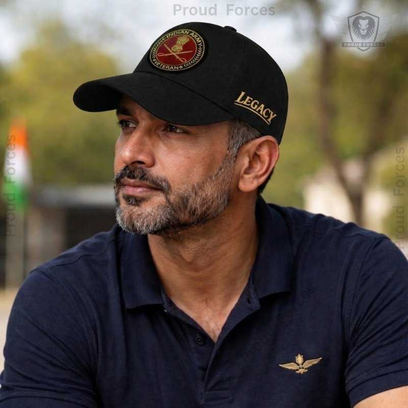 Indian Army Veteran Pure Cotton Cap