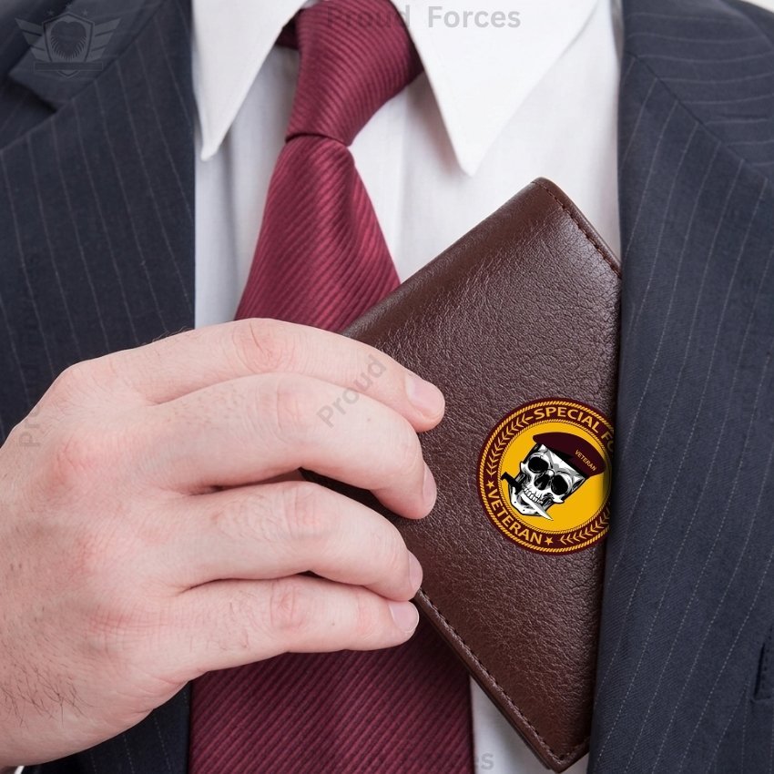Special Forces Brown Leather Wallet for Men (Premium Classic Edition)