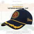 Assam Rifles (AR) Officers’ Veteran Baseball Cap (Blue Color) - Premium Quality