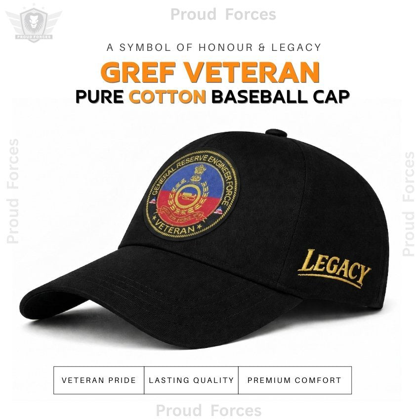 GREF Veteran Pure Cotton Cap