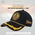 NSG Officer Veteran Baseball Cap (Black Color)- Premium Quality