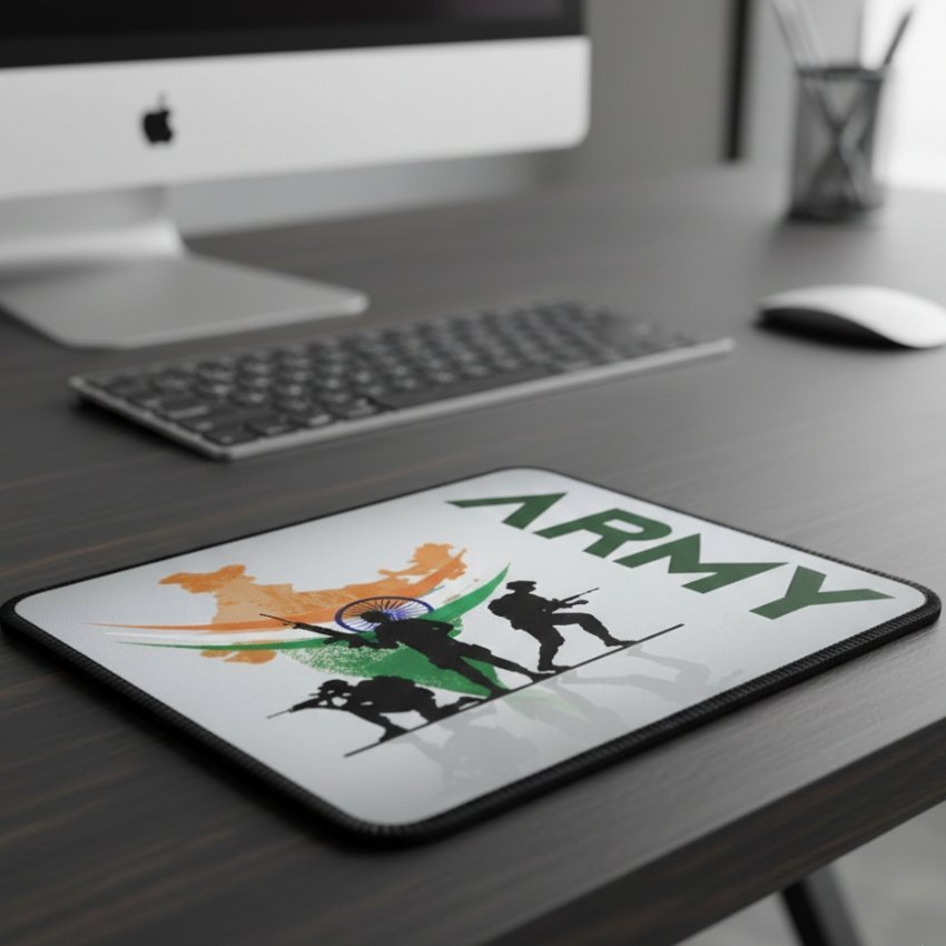 Premium Quality Indian Army Mouse Pad – Pack of 3