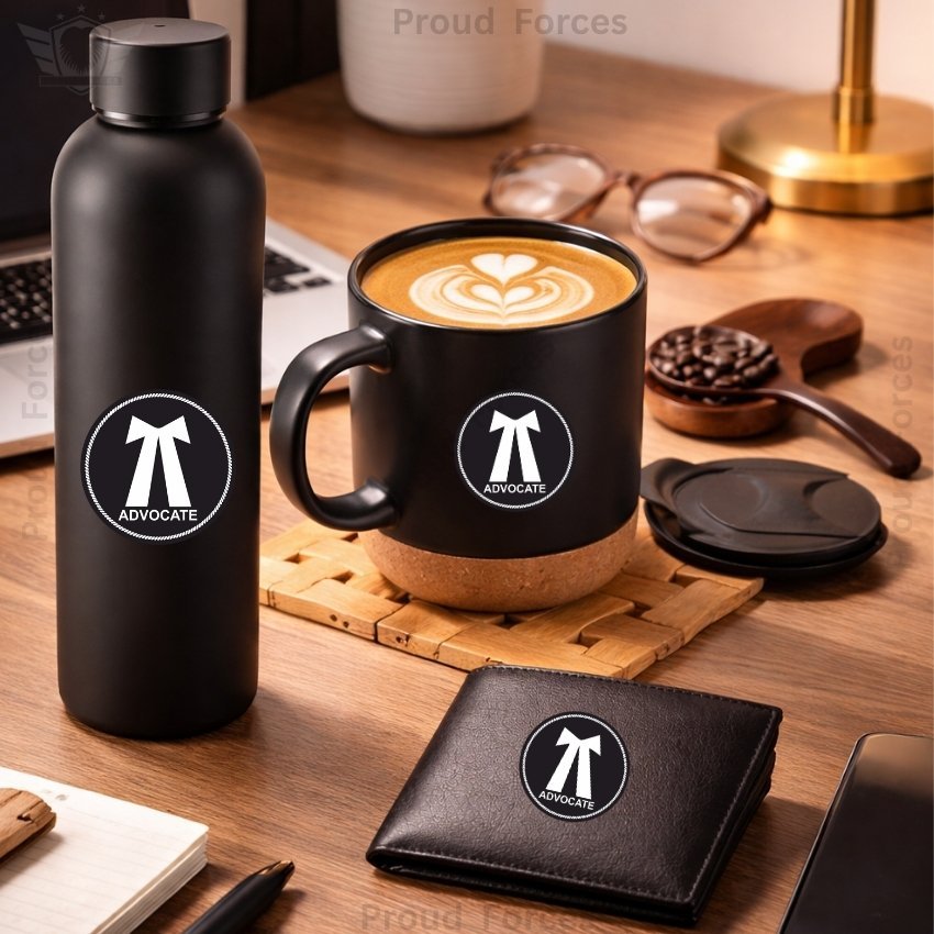 Advocate Premium Combo Pack of 3 – Bottle, Coffee Mug & Leather Wallet