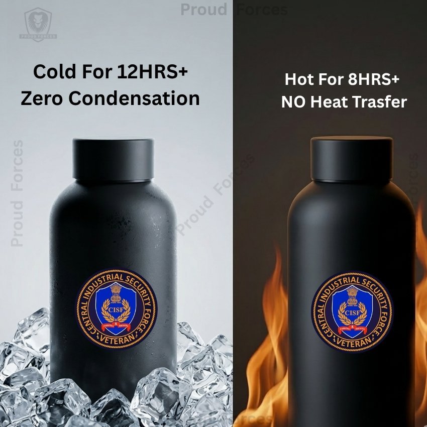 CISF Veteran Insulated Water Bottle