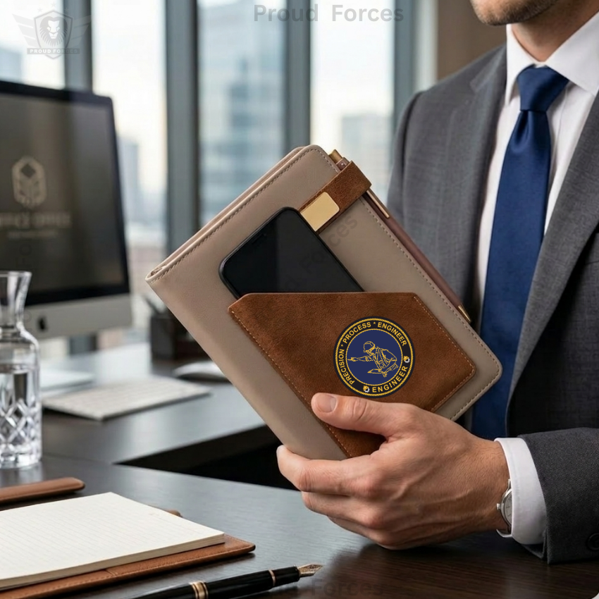 Engineer Office Notebook with Phone & Pen Holder