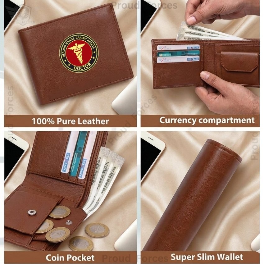 Doctor Brown Leather Wallet for Men (Premium Classic Edition)