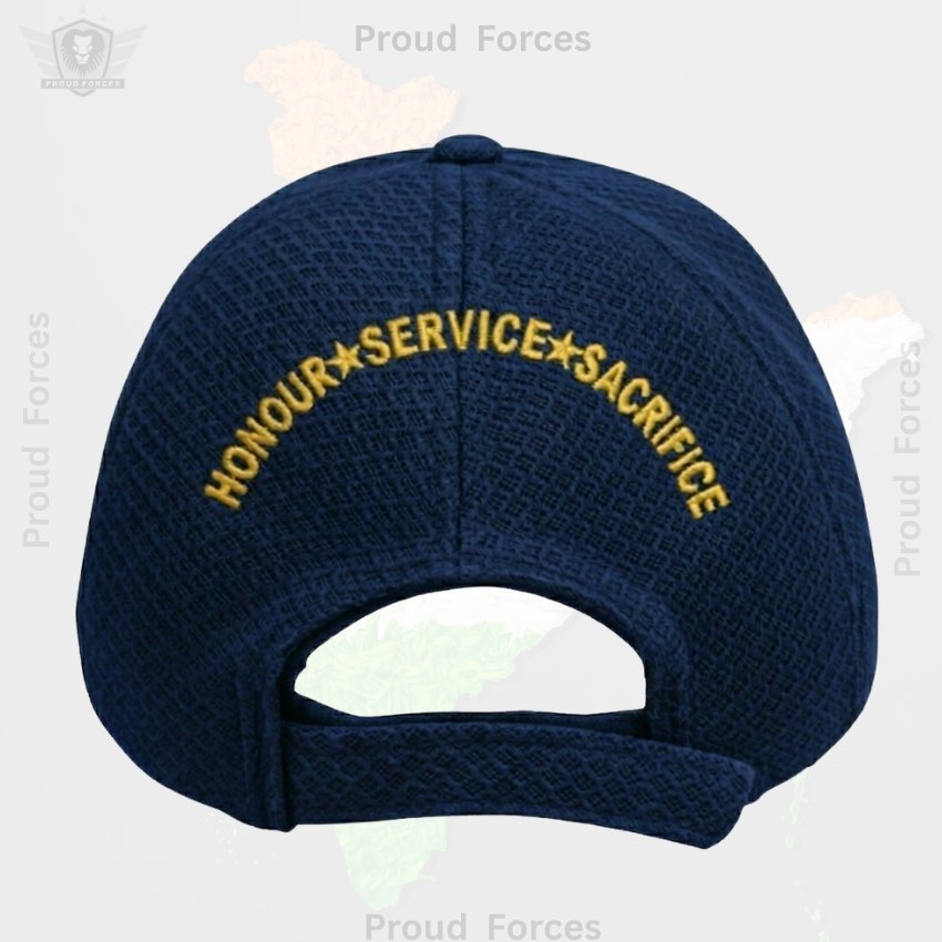 ITBP Flag Officers’ Veteran Baseball Cap (Blue Color) -Premium Quality