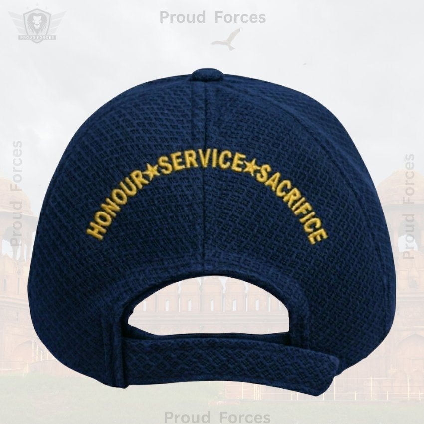 Republic of India Flag Officers’ Veteran Baseball Cap (Blue Color) -Premium Quality
